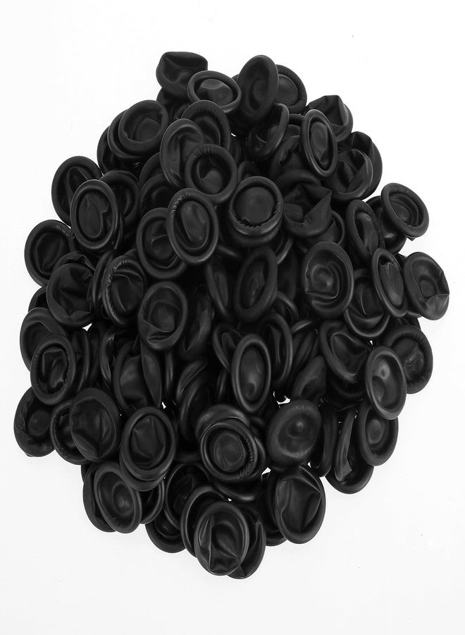 Hariendny 400 Pcs Black Finger Cots Large Finger Condoms Rubber Fingers Tip Covers Gloves Protectors Fingers Sleeve Thumb Cover for Handmade Crafting Painting - Image 1