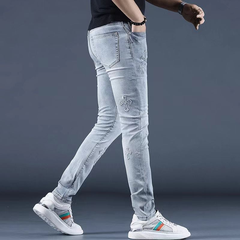 Unisex Classic Denim Jeans Loose Fit Daily Outdoor Wear - Image 4
