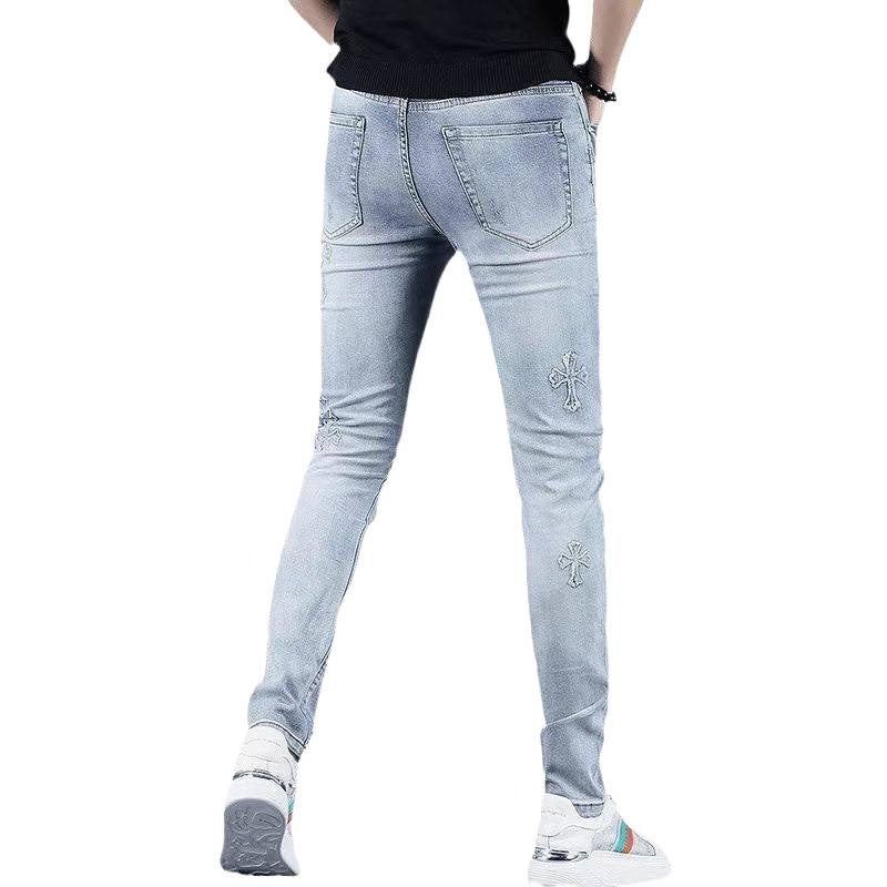Unisex Classic Denim Jeans Loose Fit Daily Outdoor Wear - Image 5