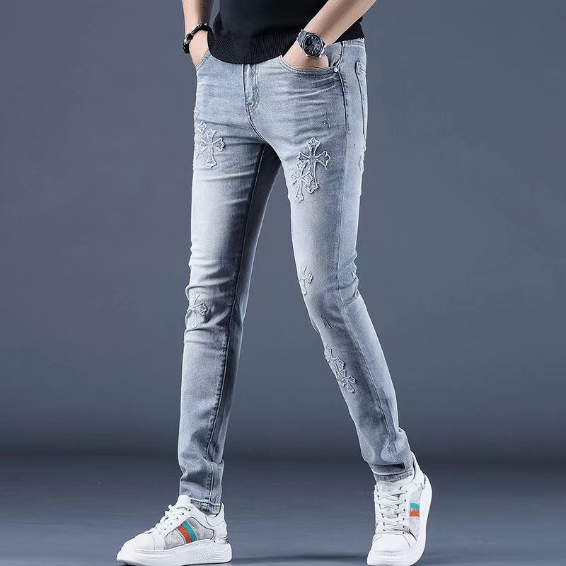 Unisex Classic Denim Jeans Loose Fit Daily Outdoor Wear - Image 2