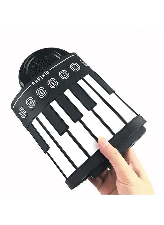 Generic - Portable 49 Keys Flexible Roll Up Piano Electronic Soft Keyboard Piano Silicone Rubber Keyboard ABS Plastic - Image 1