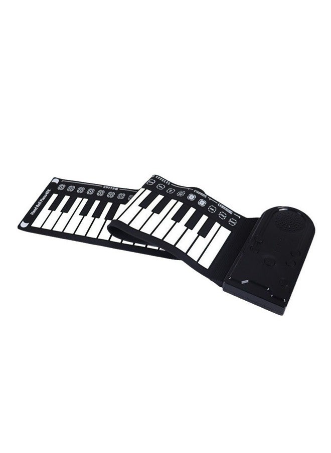 Generic - Portable 49 Keys Flexible Roll Up Piano Electronic Soft Keyboard Piano Silicone Rubber Keyboard ABS Plastic - Image 1