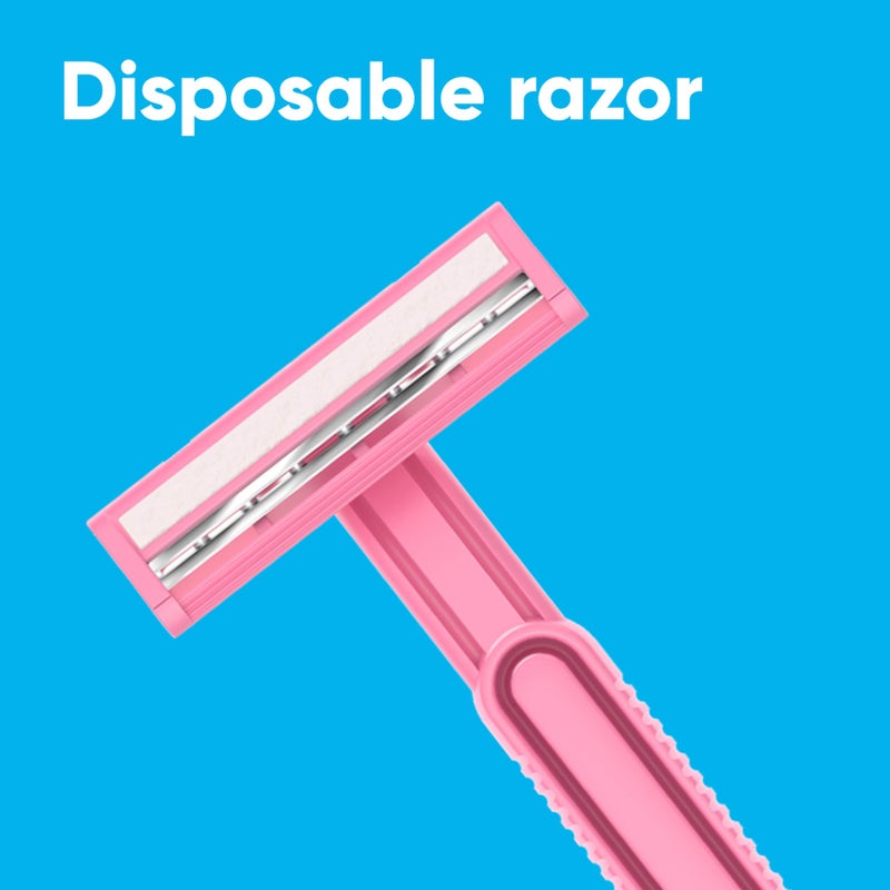 Gillette Venus Daisy Classic Disposable Razors for Women, 18 Count, Hair Removal for Women - Image 4