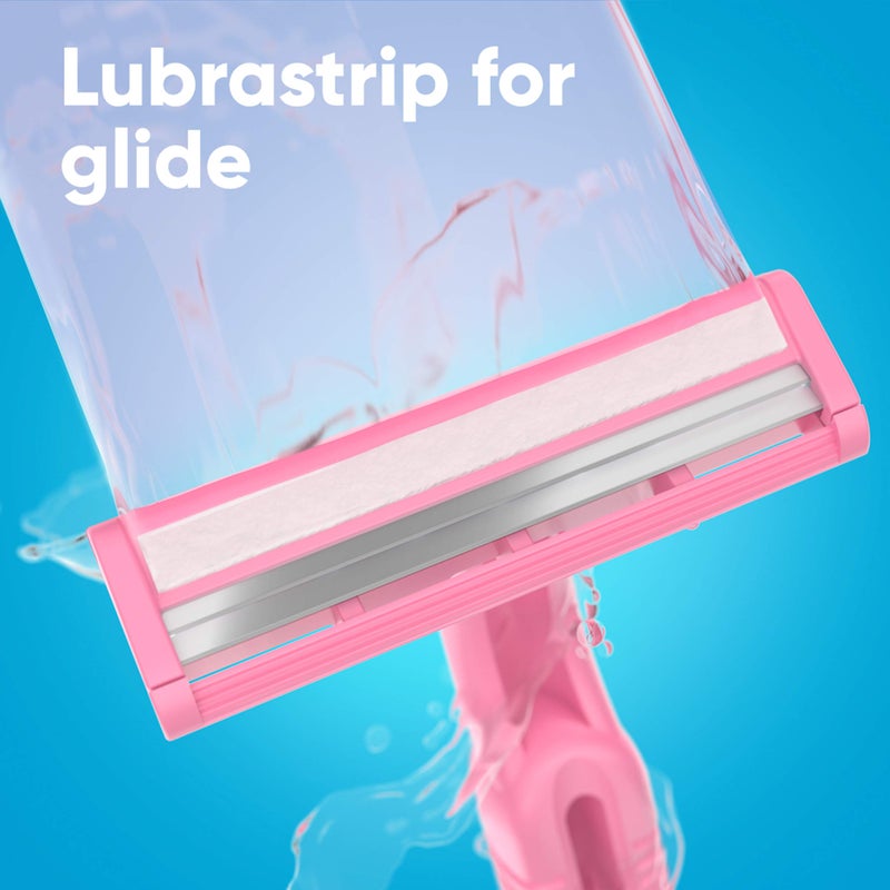 Gillette Venus Daisy Classic Disposable Razors for Women, 18 Count, Hair Removal for Women - Image 5