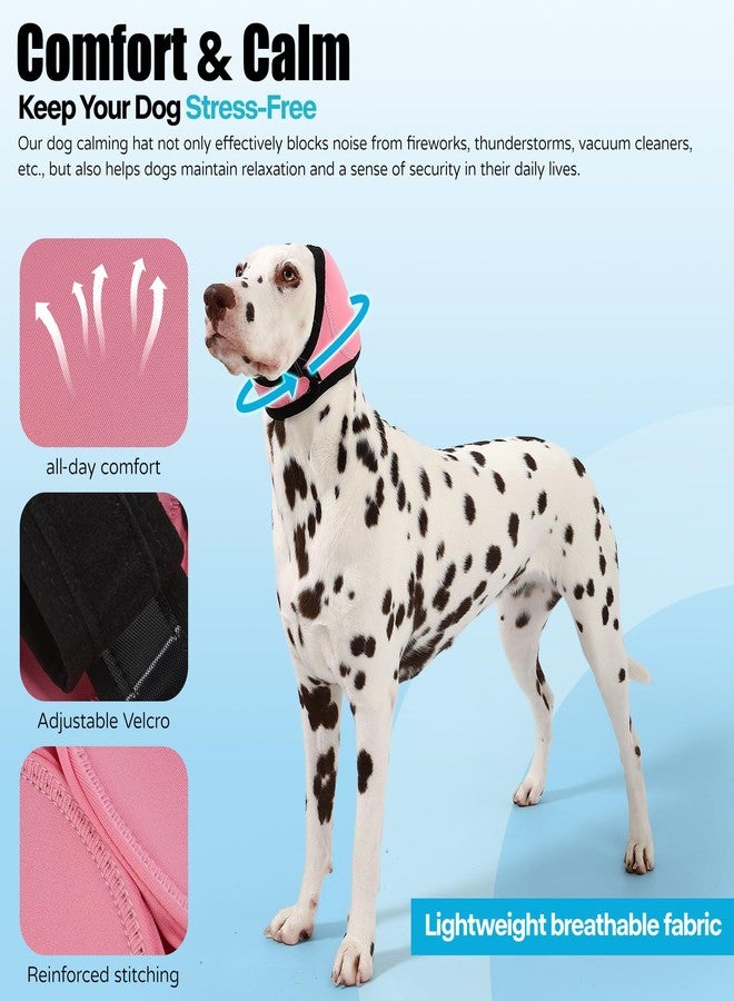 AOOLMOL Dog Ear Muffs Wrap for Hematoma, Bathing, Drying, Swimming & Noise Anxiety Relief- Elastic Waterproof Ear Protection with Calming Hoodie Design for Grooming - Image 2
