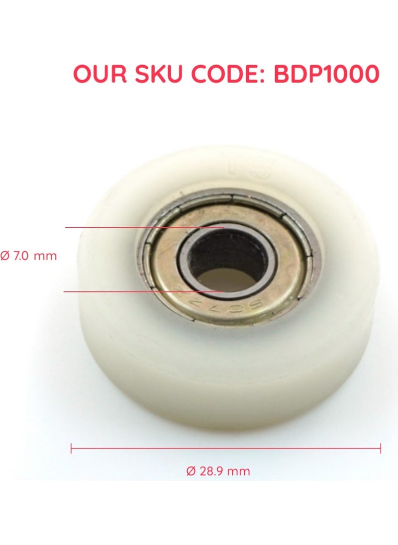 Bross Otomotiv Bross Automotive BDP1000 Sliding Door Bearing 7H0843398AB for VW T5 T6 Caddy Caravelle  - Image 2