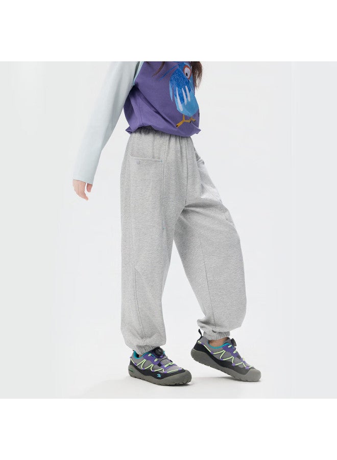 Ebaer Kids Boys Knit Pants Spring Autumn Jogger Pants Children's Sports Casual Pants Girls Sweatpants Mist Gray 130 - Image 2