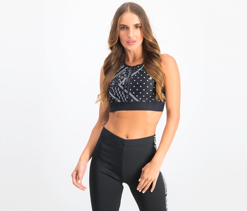 Reebok Women Sports Bra, Black - Image 1