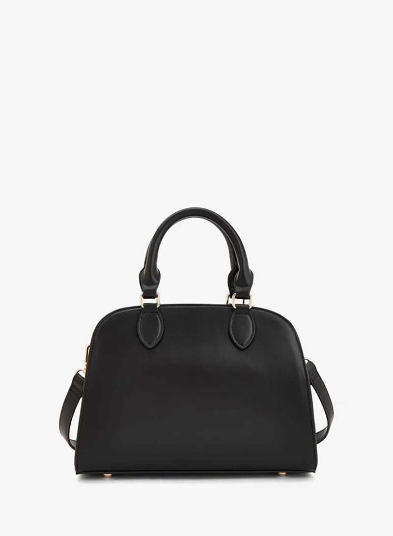 Celeste BLACK Cutwork Tote Bag With Detachable Strap for Women | Best Price UAE