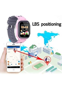 Generic Kids Smart Watch with SIM Card Support – Voice Call, GPS Positioning, Waterproof Touch Screen, One-on Speed Dial u0026 Security Features (Pink)  - Image 2