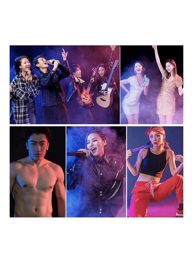 Loquat USB RGB LED Selfie Round Light With Phone Clip Black - Image 5