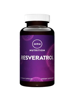MRM Nutrition Resveratrol | 100mg natural trans-resveratrol | Antioxidant | Gluten-free + vegan | 60 servings  - Image 1