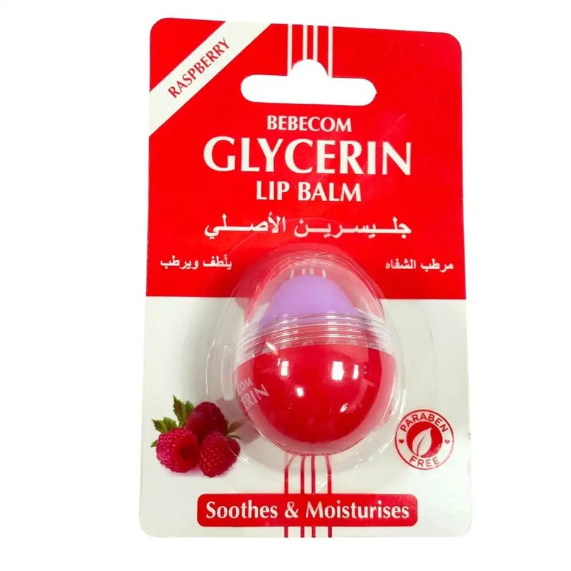 Bebecom Glycerin Raspberry Flavor Lip Balm- 10gms