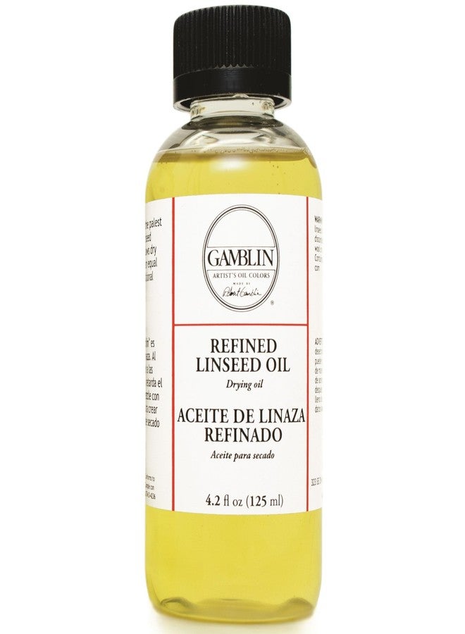 Gamblin Alkali Refined Linseed Oil 4 oz Bottle