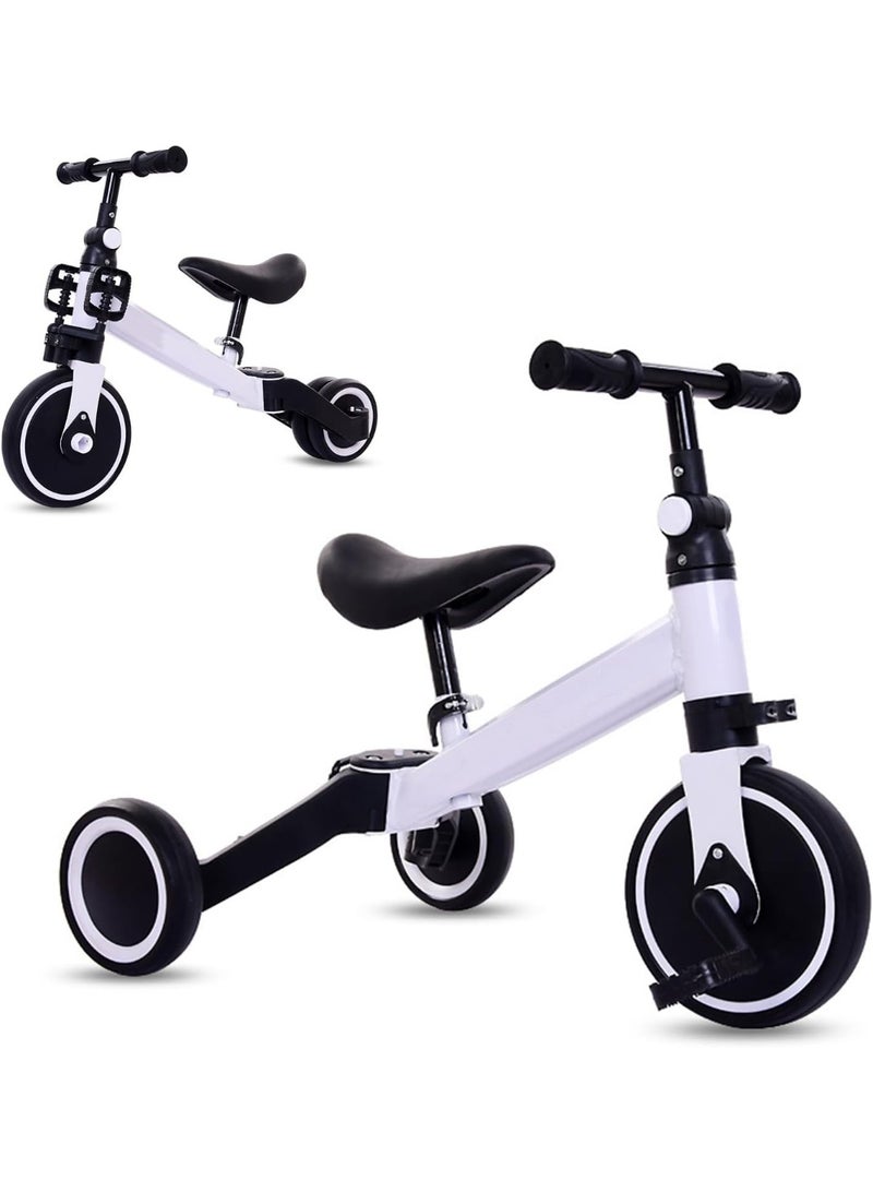 GOLD MANTIS 2-in-1 Kids Balance Bike with Pedals – Toddler Training Bike & Tricycle, Adjustable Seat, Assorted Colors – Lightweight Ride-On Bicycle for Boys & Girls - Image 2