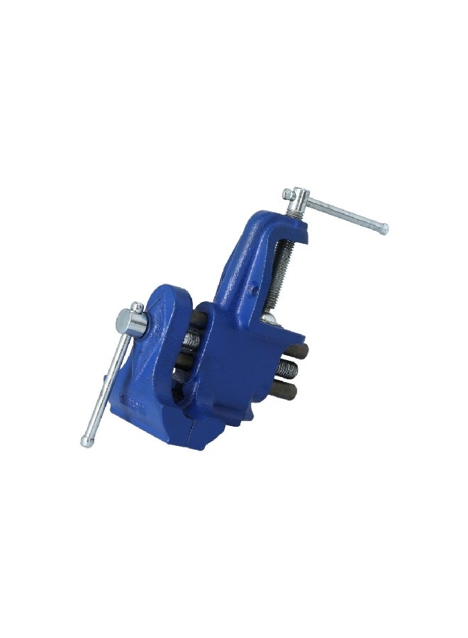 Irwin Tools Light Duty Alloy Steel Clamp-On Vise Blue 6.88 x 6.25 x 3.38 Inch 226303ZR - Image 2