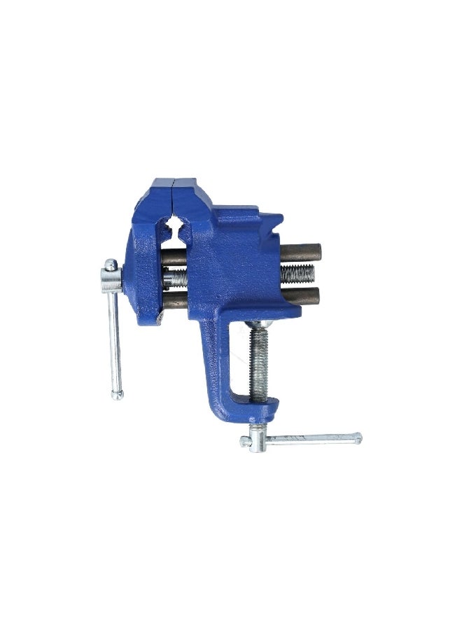 Irwin Tools Light Duty Alloy Steel Clamp-On Vise Blue 6.88 x 6.25 x 3.38 Inch 226303ZR - Image 1