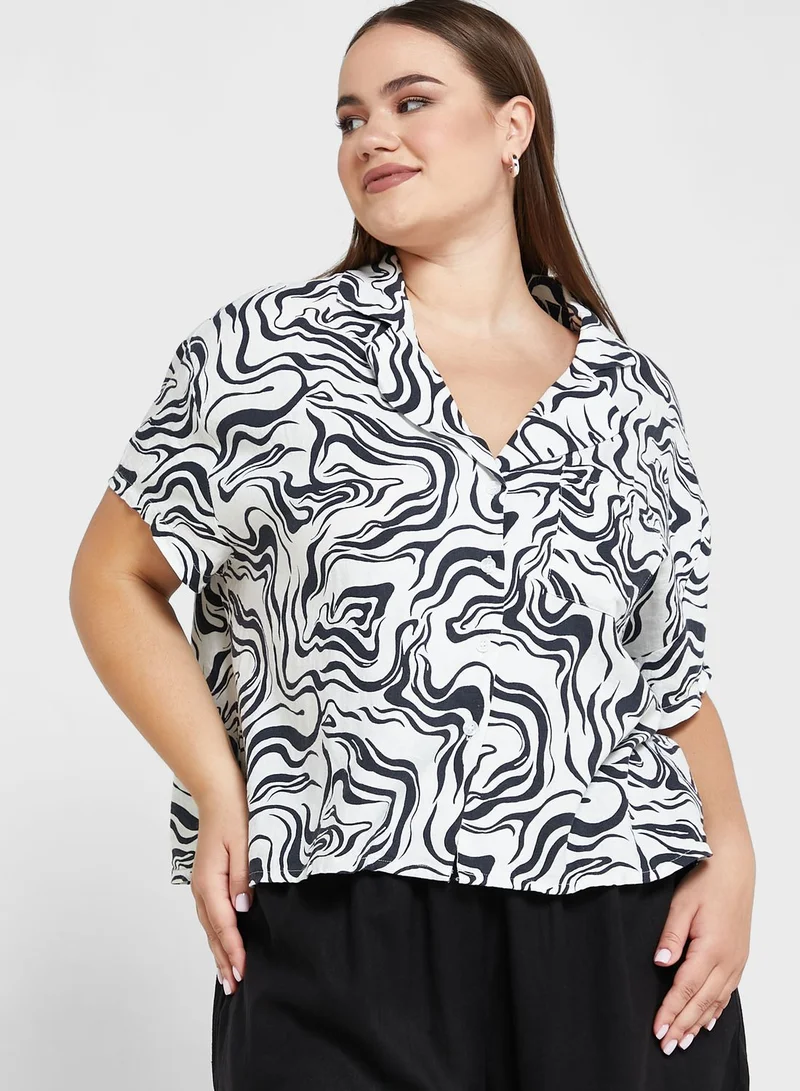Cotton On Curve Curve Haven Printed Shirt
