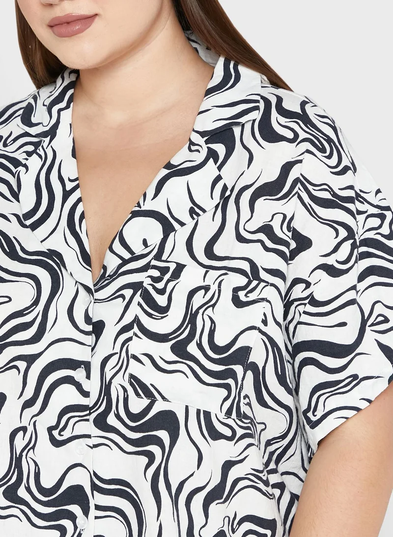 Cotton On Curve Curve Haven Printed Shirt