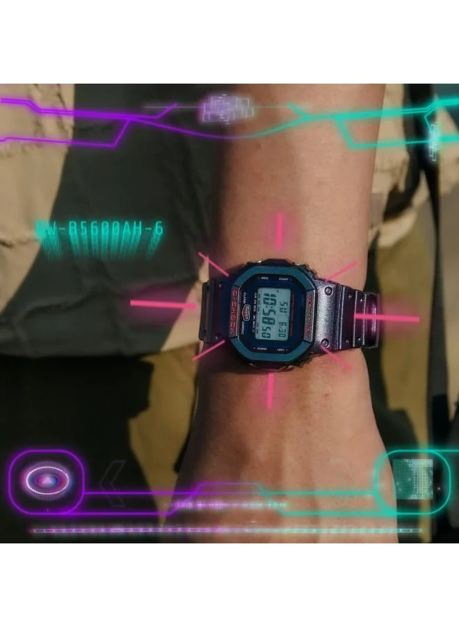G-SHOCK Men's Resin Digital Watch DW-B5600AH-6DR - 42.8 mm