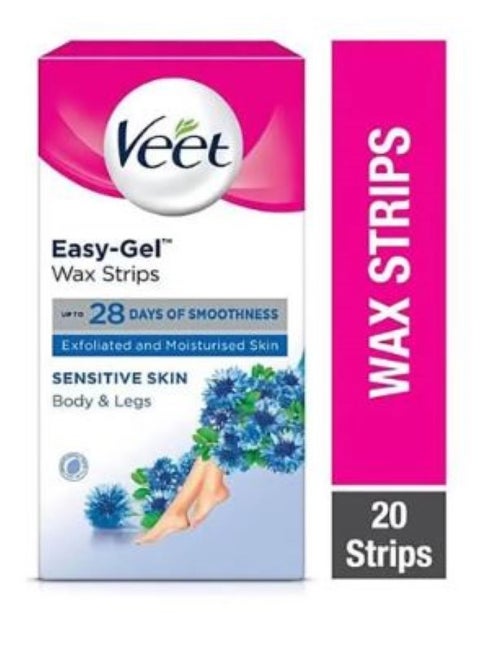 Veet Wax Strips For Sensitive Skin 20 Pieces