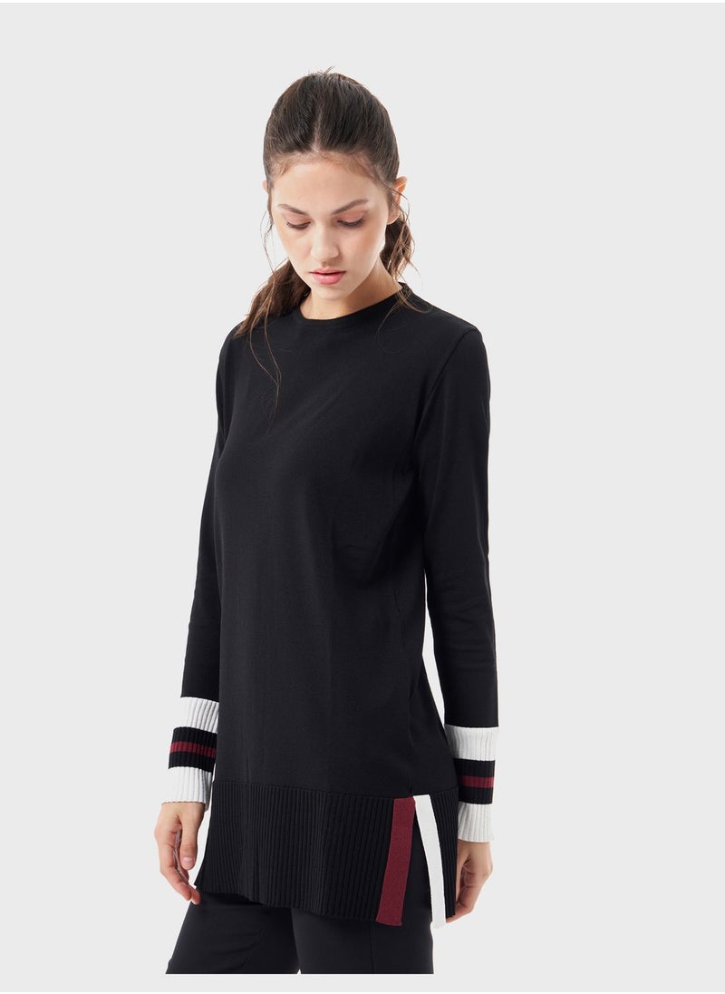 MIZALLE - Knitted Tunic Top - Image 1