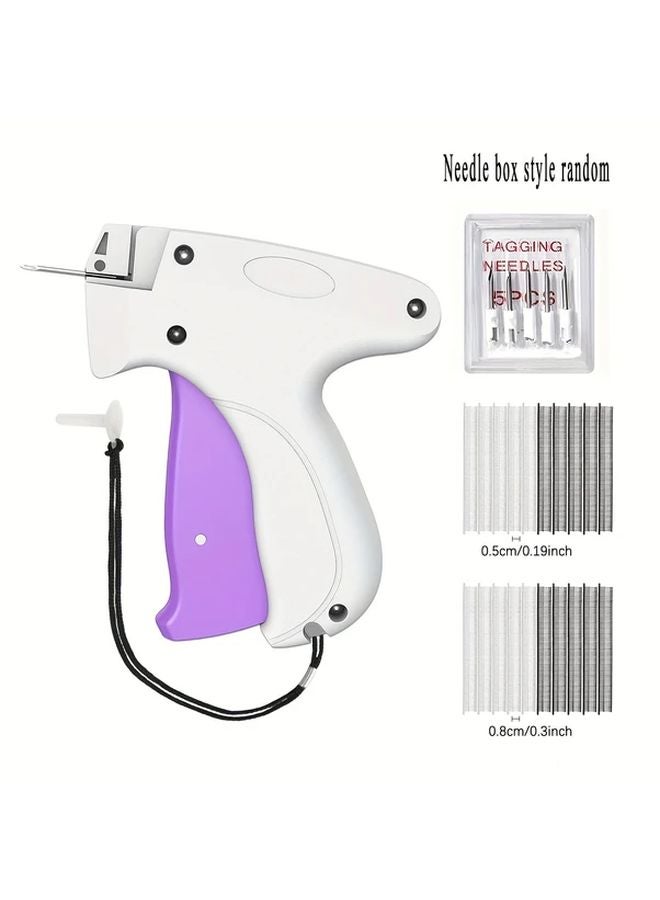 White Handheld Stitch Gun For Clothing Repair With 6 Needles 2000 Fasteners - Image 1