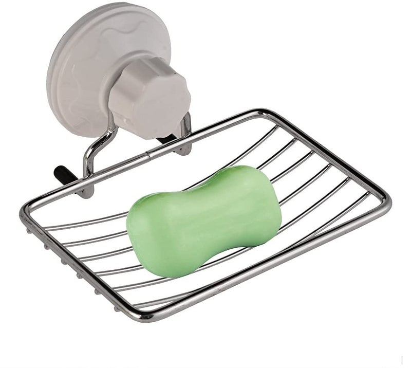 Funeiko Soap Holder for Bathroom Wall Mounted - Stainless Steel Soap Holder Bathroom Accessories Items - Soap Stand for Kitchen Sink Soap Holder Adhesive - Image 1