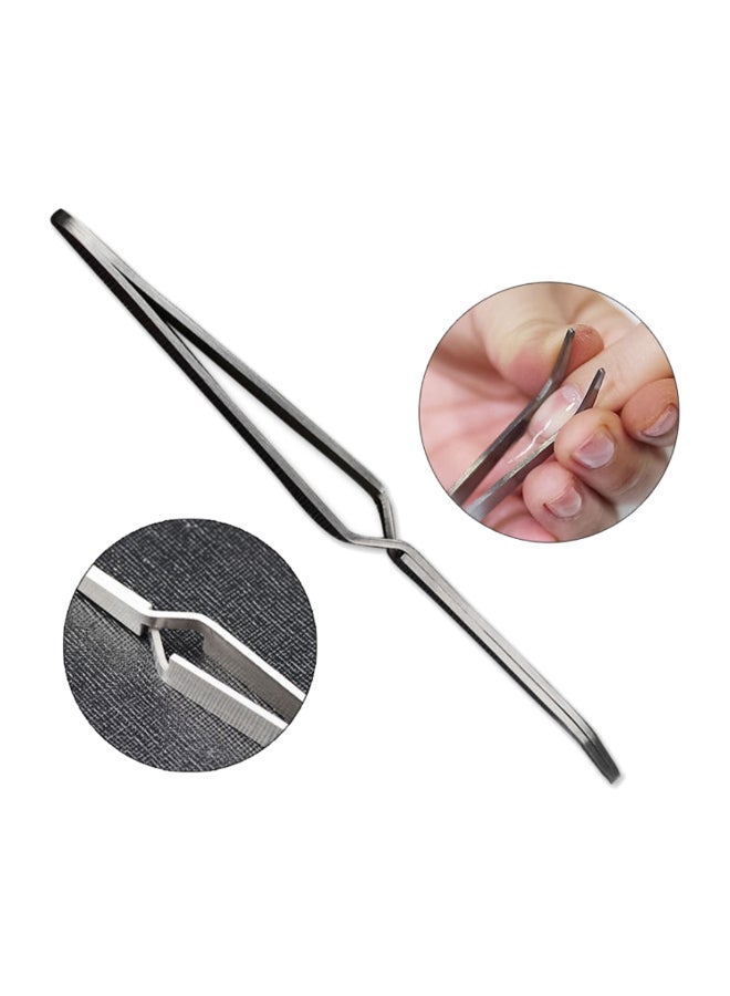brunson Nail Shaping Tweezers Stainless Steel Multifunctional Nail Clip C Curve Pincher Tool NAP01 - Image 1