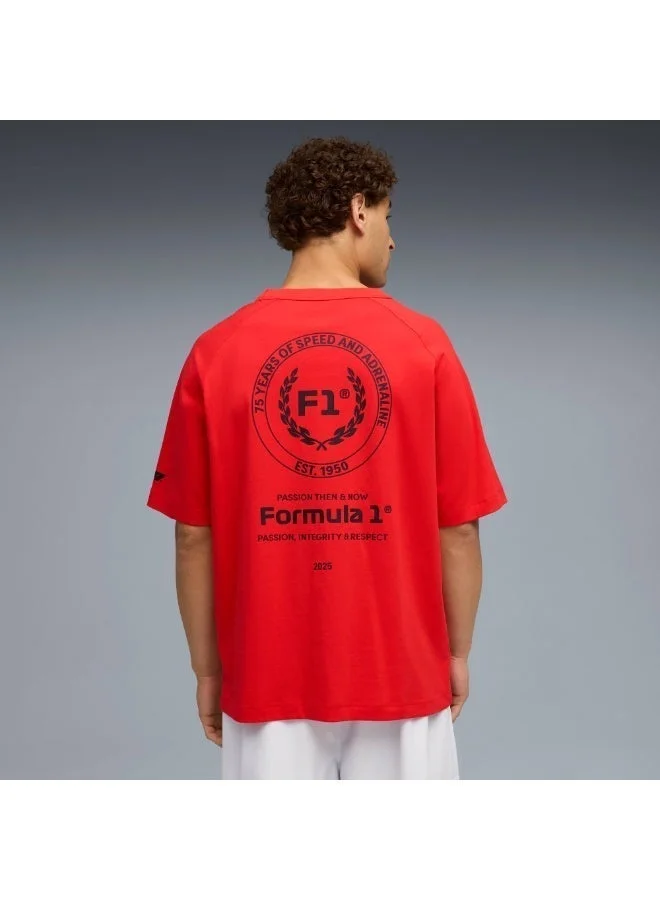 FORMULA1  FORMULA1 Tee 75yrs - Relaxed Pop Red for Men | Best Price UAE