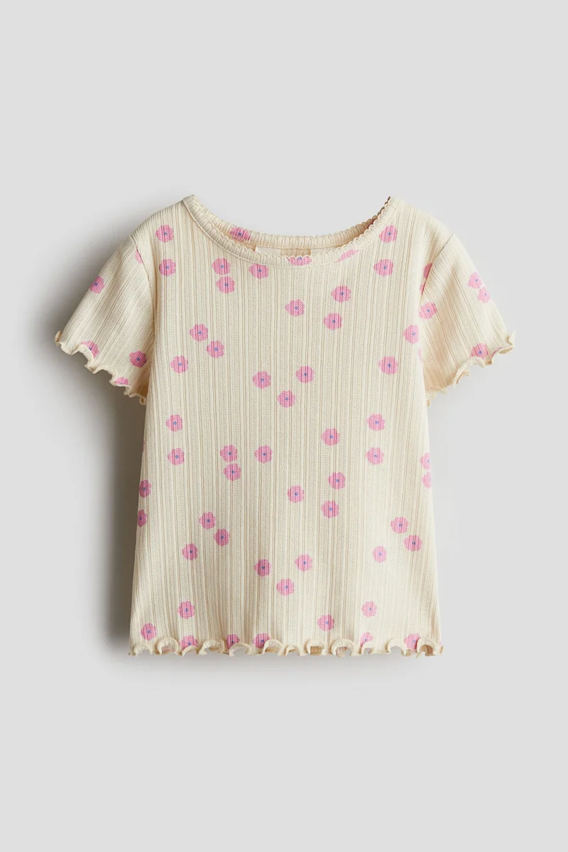 H&M Pointelle top