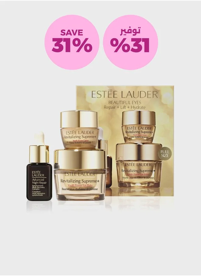 ESTEE LAUDER Beautiful Eyes Repair+ Lift + Hydrate Skincare Set, Savings 31%