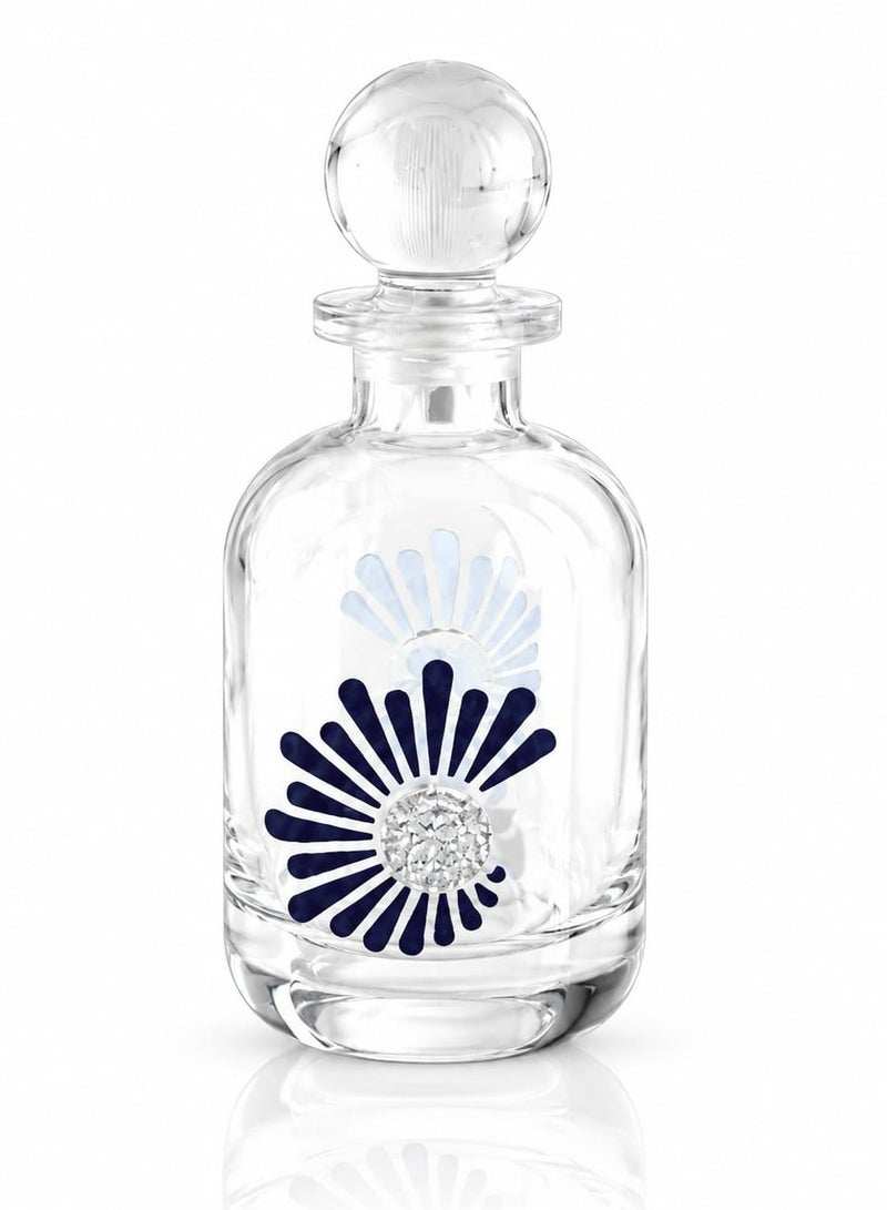 Radin Refillable Empty Perfume Oil Bottle 150 Ml With Flower Design Cover For Attar And Fragrance Storage - Image 4