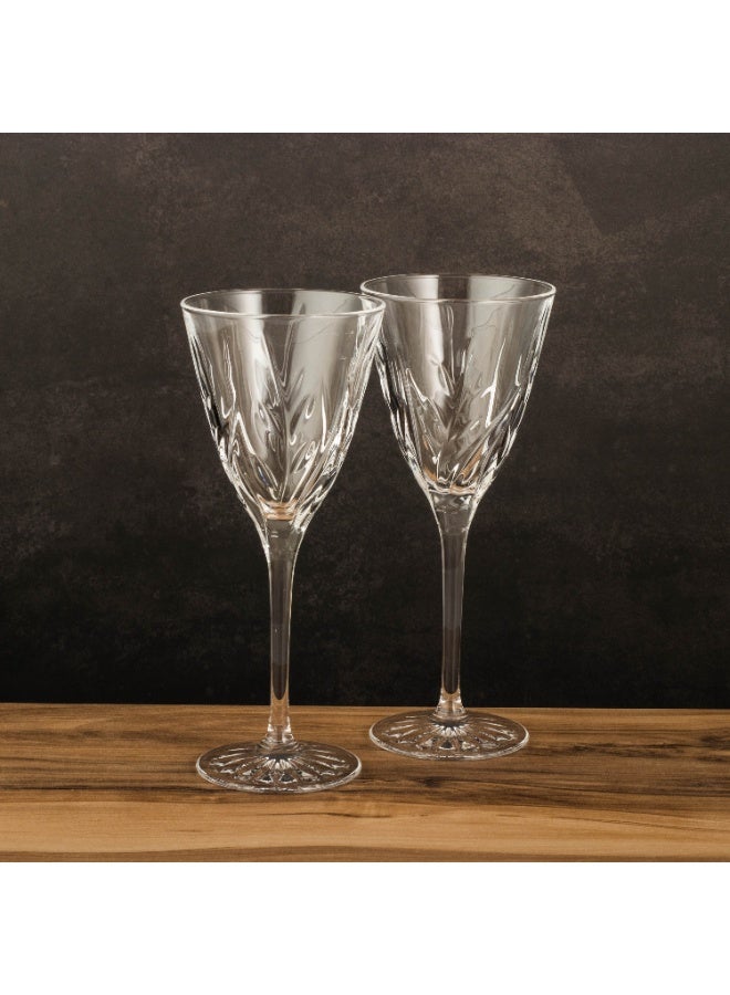 RCR Luxury French Crystal Juice Glass Set, 6 Pieces 🥂 | Tree Branch Pattern Design 🌿 | Elegant Clear Glass Glasses for Drinks, Juices, and Sophisticated Hospitality | Height 19 cm - Image 2