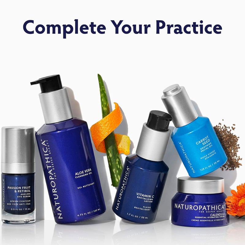 Naturopathica Carrot Seed Soothing Facial Oil, Rejuvenating Face Oil to Help Prevent Redness & Protect Skin, Hydrating Antioxidant Oil for Face, 1.18 fl oz - Image 5