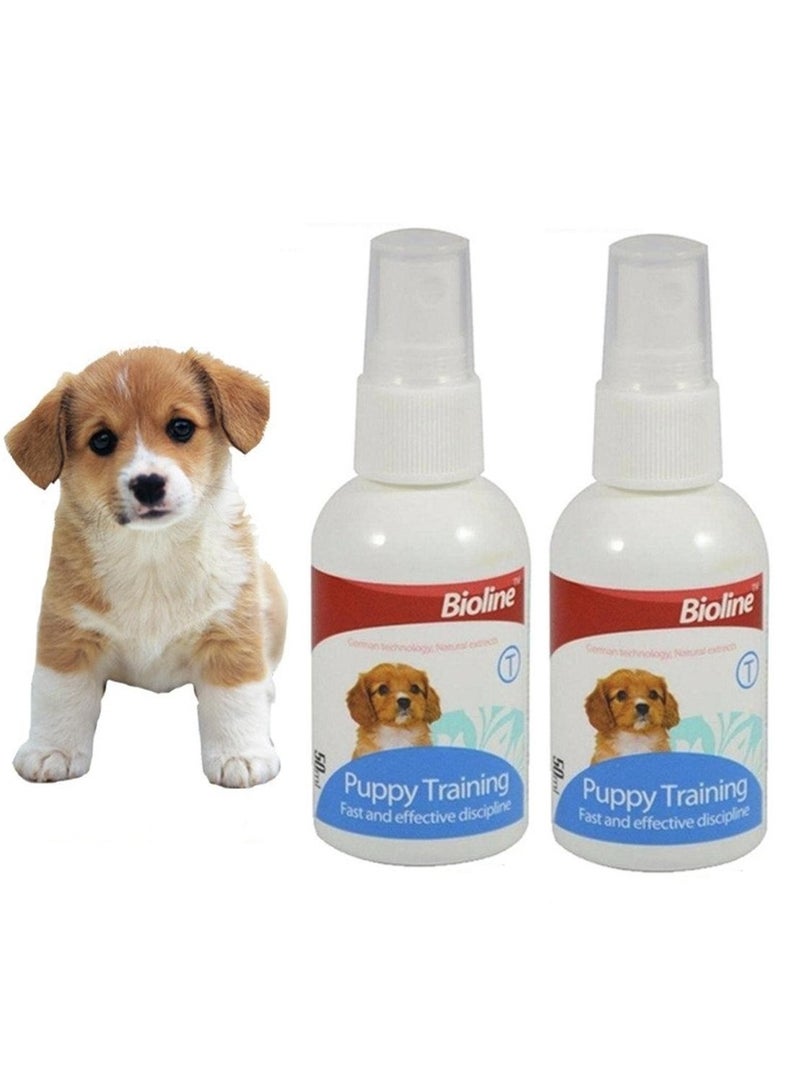 Bioline بخاخ تدريب الجراء 2X50 مل - Image 2