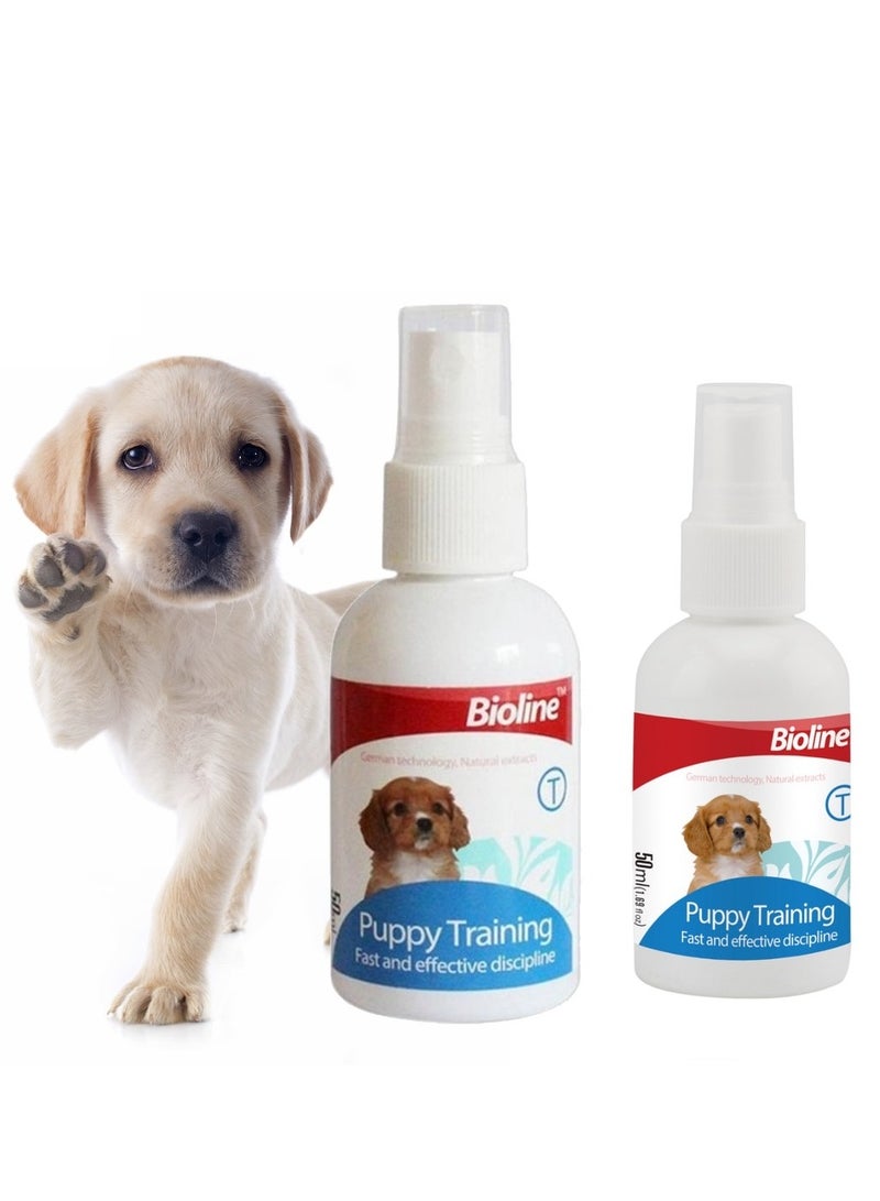 Bioline بخاخ تدريب الجراء 2X50 مل - Image 1