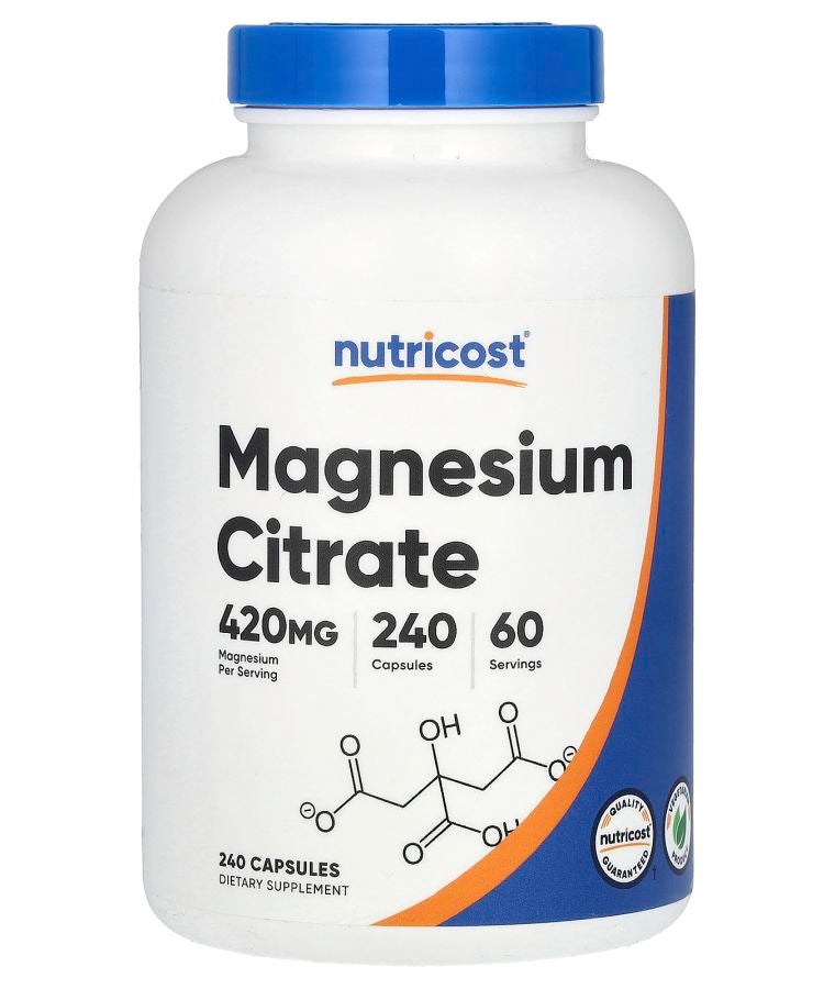 Magnesium Citrate 240 Capsules (105 mg per Capsule)