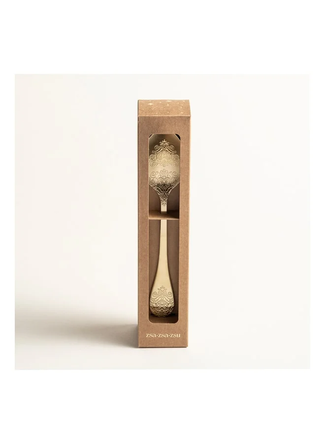 Dume Stainless Steel Dining Spoon 4x23x0.3 cm Matte Champagne.