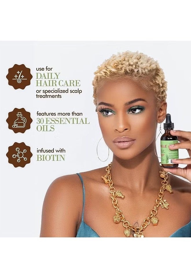Generic - Rosemary Mint Scalp & Hair Strengthening Oil 59 ml，Promotes Hair Eyebrow and Eyelash Growth for Men and Women - Image 1