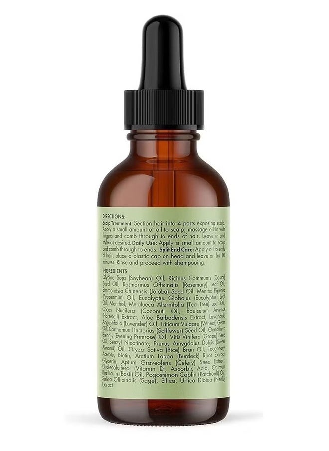 Generic - Rosemary Mint Scalp & Hair Strengthening Oil 59 ml，Promotes Hair Eyebrow and Eyelash Growth for Men and Women - Image 1