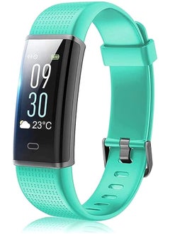 PROMASS Tracker Color Screen, Activity Tracker with Heart Rate Monitor Watch, IP68 Waterproof, Sleep Monitor, Pedometer Wristband for Women Men Kids,Green  - Image 1