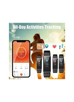 PROMASS Tracker Color Screen, Activity Tracker with Heart Rate Monitor Watch, IP68 Waterproof, Sleep Monitor, Pedometer Wristband for Women Men Kids,Green  - Image 5