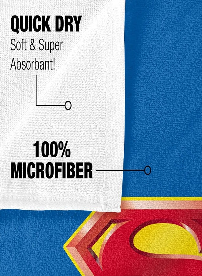 LOGOVISION Superman Super Dad Officially Licensed Beach Towel 30" X 60" - Image 4