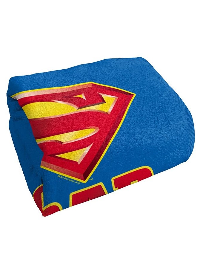 LOGOVISION Superman Super Dad Officially Licensed Beach Towel 30" X 60" - Image 3