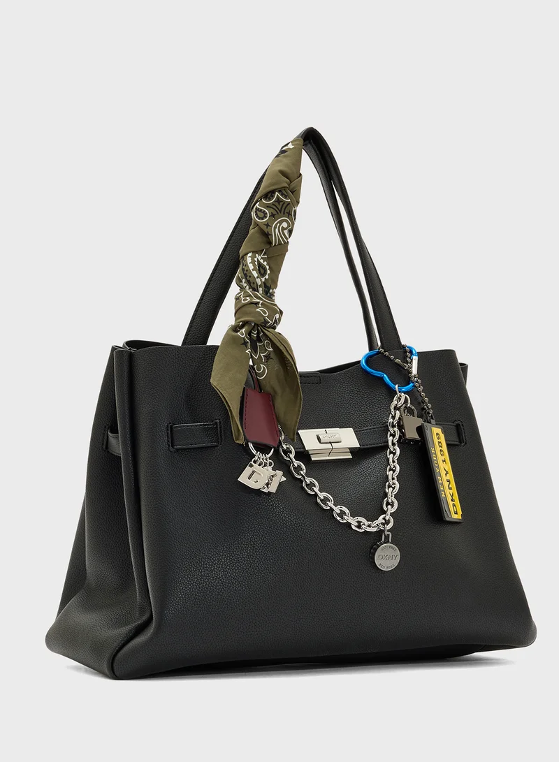 دكني Bryar Large Embellished Satchel Bag