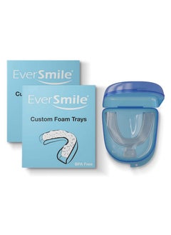 EverSmile EverSmile Custom Foam Trays - Use with AlignerFresh Original Clean & OrthoFoam for an All-Around Deep Clean of Orthodontic Appliances and Teeth Whitener. Case Included. (2pk)  - Image 1