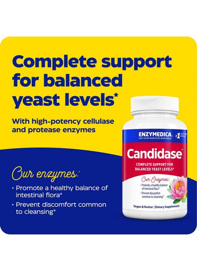 ENZYMEDICA - Enzymedica, Candidase, Digestive Enzymes for Gentle Cleansing Support, Gut Health & Digestion, 84 Count - Image 1
