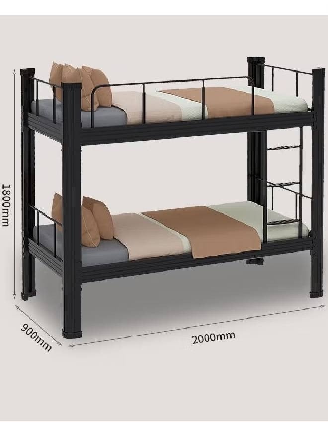 كلناميان سرير بطابقين مزدوج – إطار معدني متين، تصميم موفر للمساحة  - Image 3