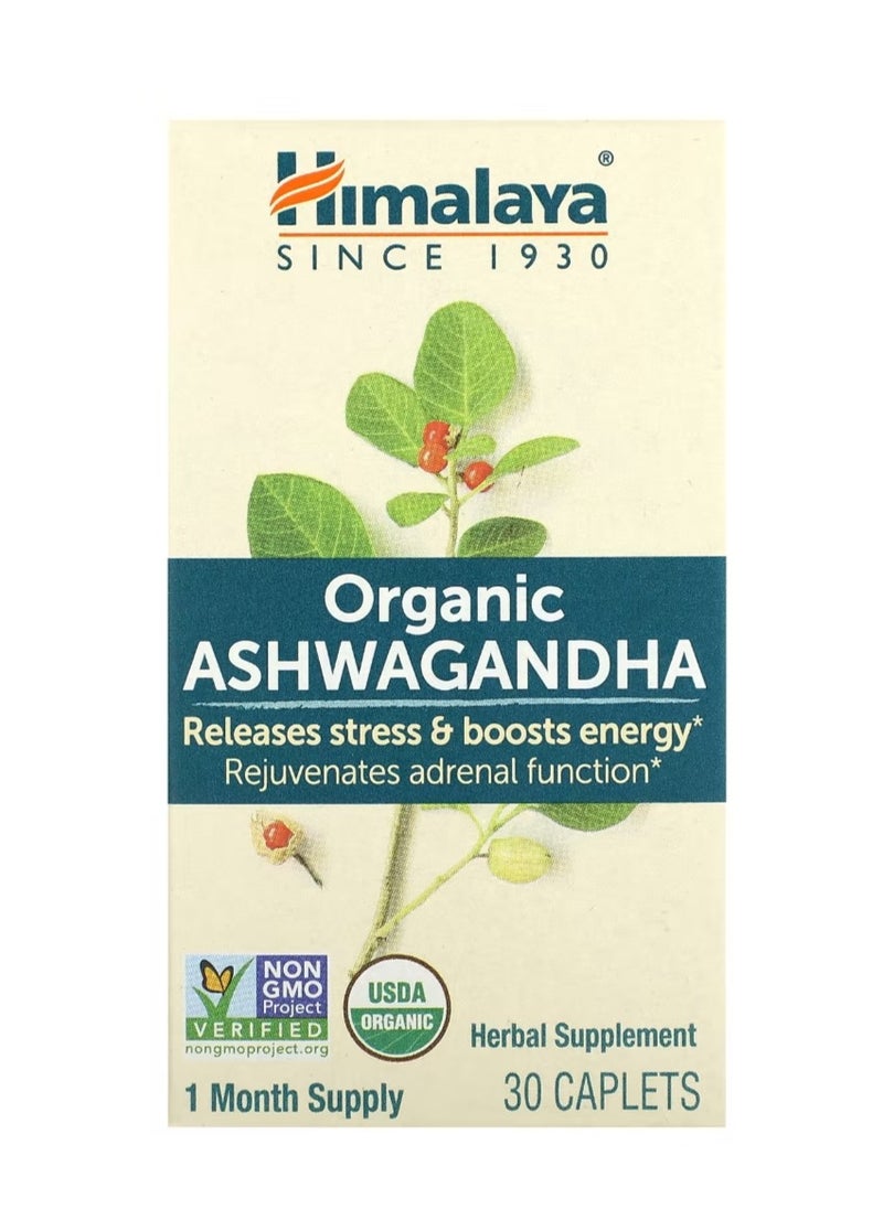 Himalaya Organic Ashwagandha 30 Capsules  - Image 1